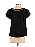 Talbots 100% Cotton Black Short Sleeve Blouse Size S (petite) - photo 2