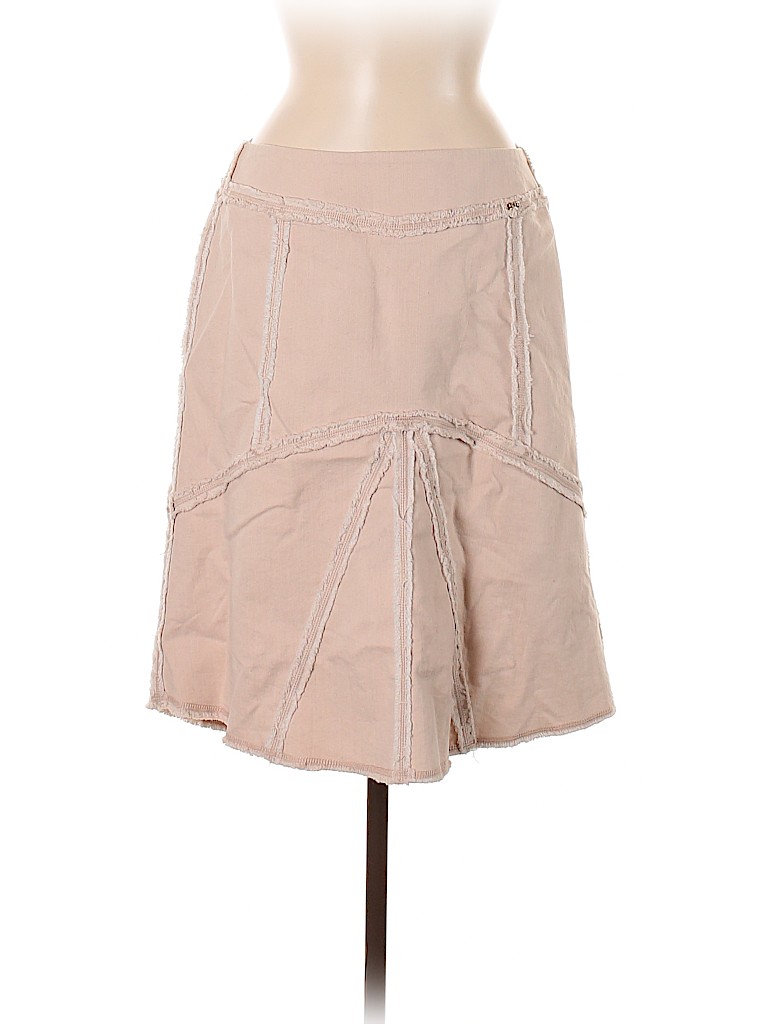 St. John Sport Solid Tan Casual Skirt Size 8 - 89% off | thredUP