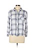 Rails 100% Rayon White Long Sleeve Button-Down Shirt Size L - photo 1