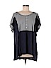 Entro Blue Short Sleeve Top Size XL - photo 1
