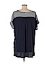Entro Blue Short Sleeve Top Size XL - photo 2