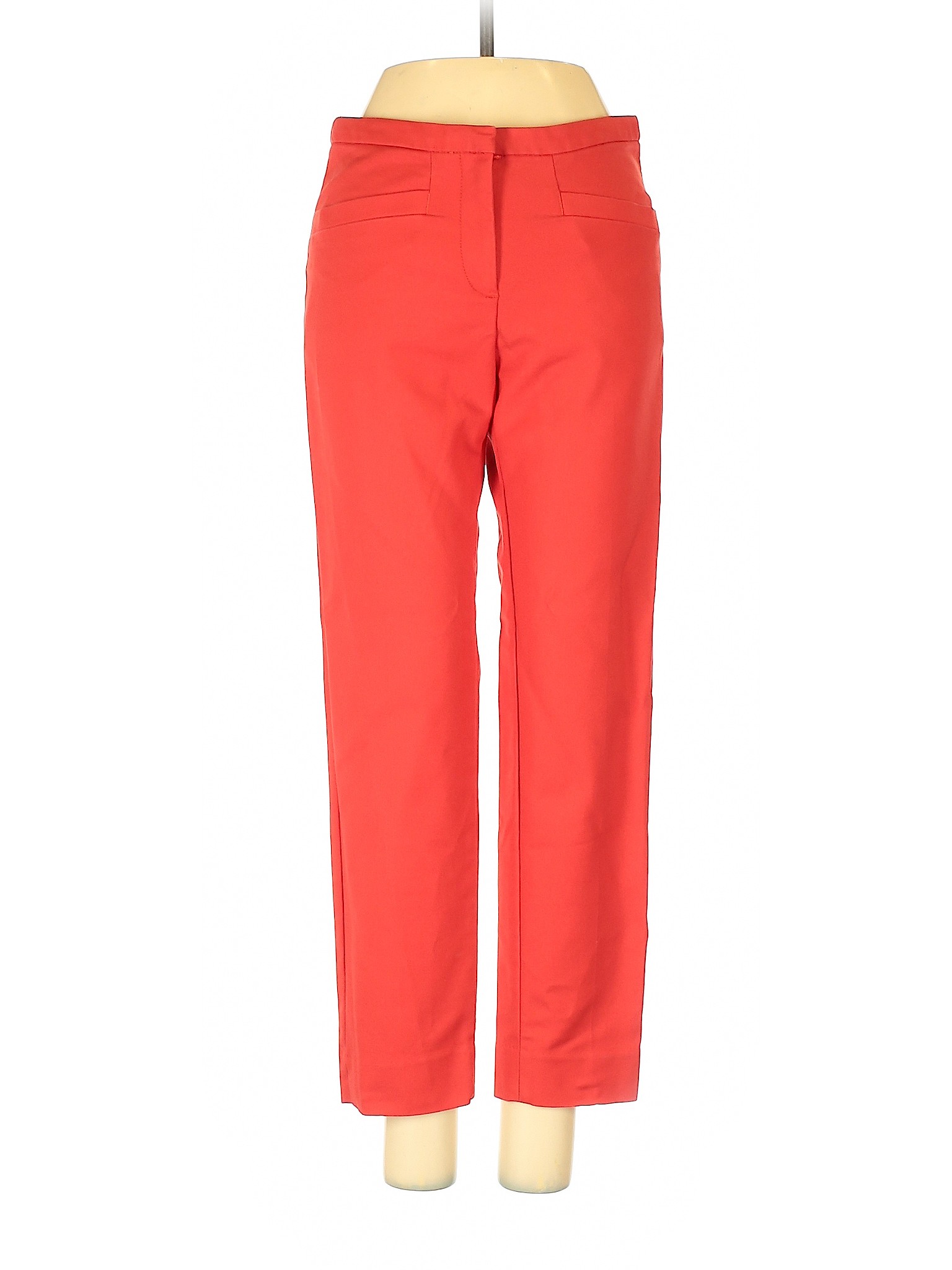 red casual pants