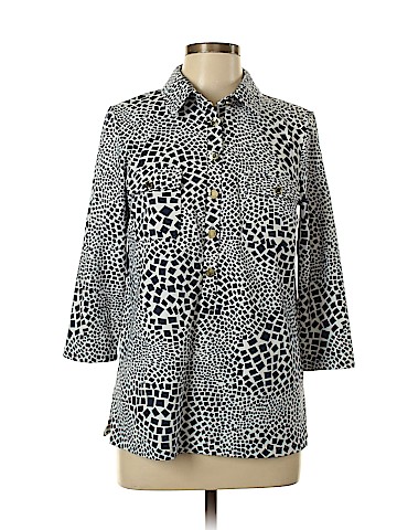 Elizabeth McKay 3/4 Sleeve Button-Down Shirt (view 1)