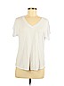 Max Studio White Short Sleeve T-Shirt Size M - photo 1