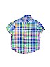 Ralph Lauren 100% Cotton Blue Short Sleeve Button-Down Shirt Size 22T - photo 1