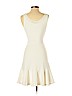 Diane von Furstenberg White Casual Dress Size P (petite) - photo 2