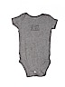 Carter's 100% Cotton Gray Short Sleeve Onesie 9-12 MO / 12 MO - photo 1