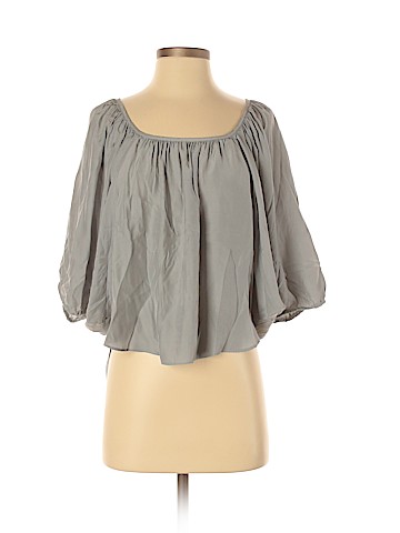 Alice & Trixie 3/4 Sleeve Silk Top (view 1)