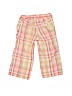 Janie and Jack 100% Cotton Plaid Pink Khakis Size 4T - photo 2