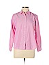 Lands' End Pink Long Sleeve Button-Down Shirt Size 12 (petite) - photo 1