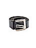 Assorted Brands 100% Leather Solid Black Leather Belt Size M - photo 1