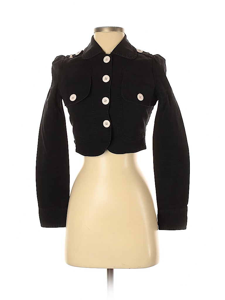 Luella for Target Solid Black Denim Jacket Size S 67 off thredUP