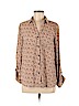 The Limited 100% Polyester Tan Long Sleeve Blouse Size M - photo 1