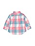 Crewcuts 100% Cotton Plaid Orange Long Sleeve Button-Down Shirt Size 2 - photo 2