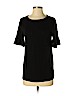 Ann Taylor LOFT Black Short Sleeve Top Size S (petite) - photo 1