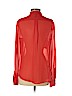 BCBGMAXAZRIA 100% Polyester Orange Long Sleeve Blouse Size S - photo 2