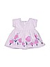 Tea 100% Cotton Floral Purple Dress Size 3-6 mo - photo 2