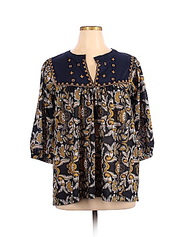 Suzanne Betro 3/4 Sleeve Blouse (view 1)