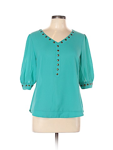 41Hawthorn 3/4 Sleeve Blouse (view 1)