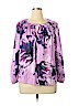 Jennifer Lopez Purple Long Sleeve Top Size XL (petite) - photo 1