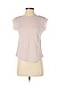 Ann Taylor LOFT 100% Cotton Tan Short Sleeve T-Shirt Size XS (petite) - photo 1