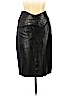 Vakko 100% Leather Black Leather Skirt Size 10 - photo 1
