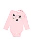 Jessica Simpson Pink Long Sleeve Onesie Size 3-6 mo - photo 1