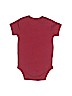 Kavio! Burgundy Short Sleeve Onesie 3-6 MO / 6 MO - photo 2