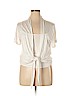 Simply Be 100% Viscose White Cardigan Size 14 - photo 1