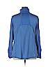 Danskin Now 100% Polyester Blue Track Jacket Size 1X - photo 2