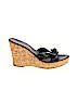 Athena Alexander Black Wedges Size 9 - photo 1