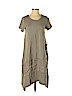 Soft Surroundings 100% Cotton Green Casual Dress Size S (petite) - photo 1