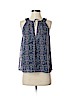 Joie 100% Polyester Blue Sleeveless Blouse Size S - photo 1