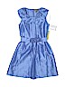 Nicole Miller 100% Polyester Solid Blue Dress Size 14 - photo 1