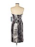 Theia Silver Cocktail Dress Size 6 - photo 2
