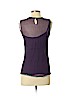 BCBGMAXAZRIA 100% Silk Purple Sleeveless Silk Top Size S - photo 2