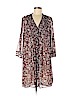 Diane von Furstenberg 100% Silk Brown Casual Dress Size 6 - photo 1