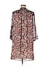 Diane von Furstenberg 100% Silk Brown Casual Dress Size 6 - photo 2