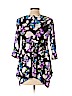 My Michelle Print Black 3/4 Sleeve Top Size 16 - photo 2