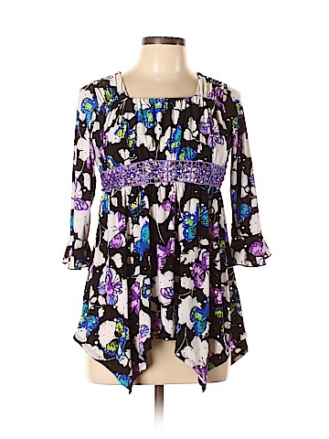 My Michelle 3/4 Sleeve Top (view 1)