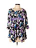 My Michelle Print Black 3/4 Sleeve Top Size 16 - photo 1