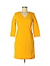 Boden Yellow Casual Dress Size 6 (petite) - photo 1