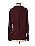 CATHERINE Catherine Malandrino 100% Polyester Burgundy Long Sleeve Blouse Size S - photo 2