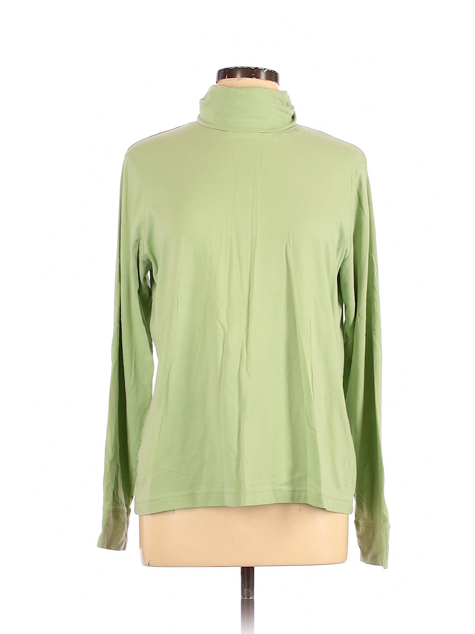 Cherokee Women Green Long Sleeve Turtleneck L | eBay