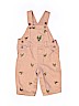 Greendog 100% Cotton Solid Tan Overalls Size 3-6 mo - photo 1
