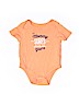 Joe Fresh 100% Cotton Orange Short Sleeve Onesie Size 12-18 mo - photo 1