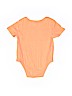 Joe Fresh 100% Cotton Orange Short Sleeve Onesie Size 12-18 mo - photo 2