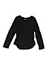 SO 100% Cotton Black Long Sleeve T-Shirt Size 10 - photo 1