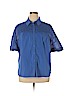 ELOQUII Blue Short Sleeve Button-Down Shirt Size 18 - photo 1