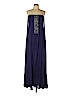BCBGMAXAZRIA 100% Silk Purple Cocktail Dress Size 10 - photo 1